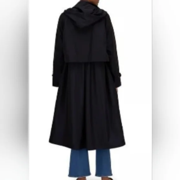 Vintage LL Bean Trench Coat - Navy - Picture 3 of 12